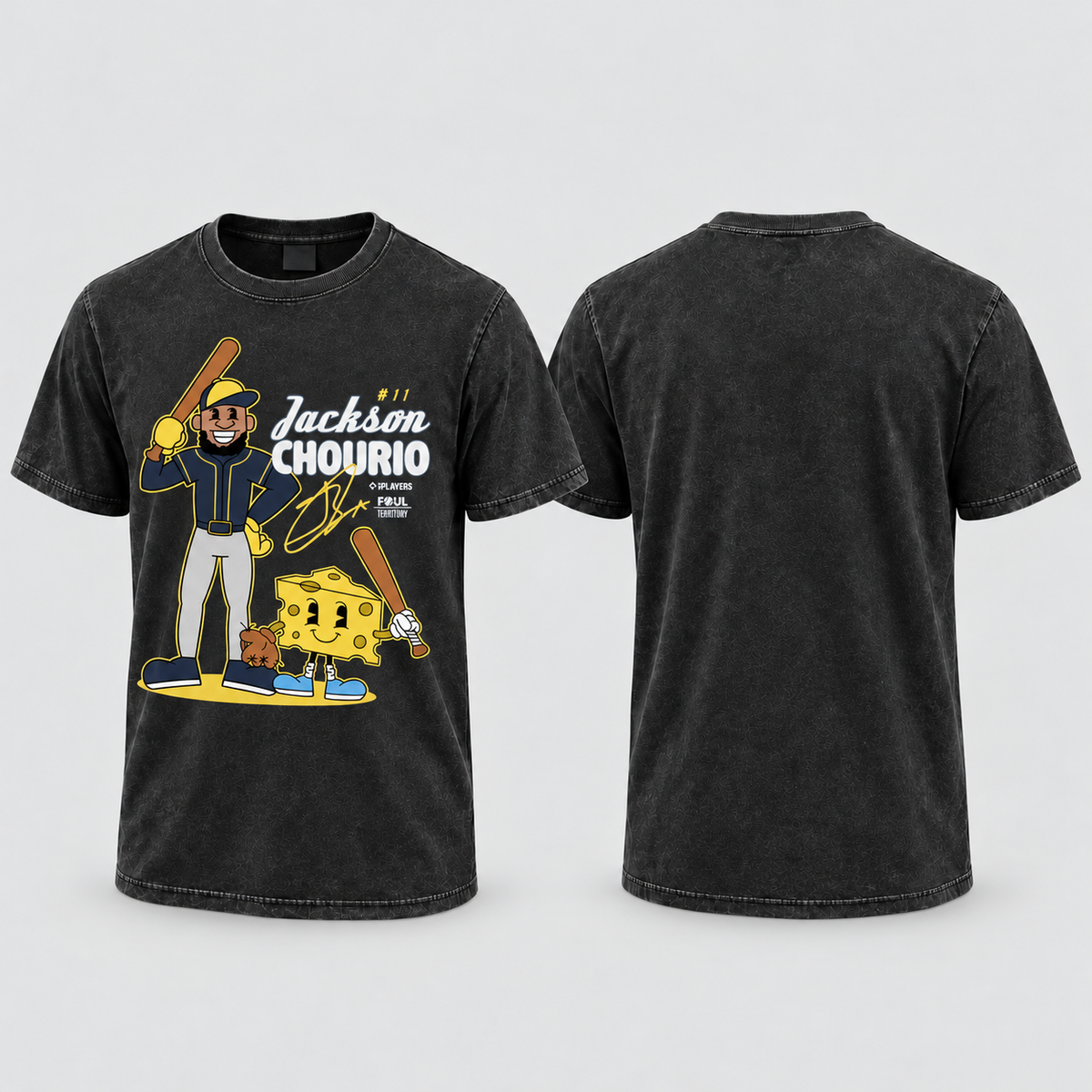MIL Jackson Chourio Washed T-Shirt - Printed