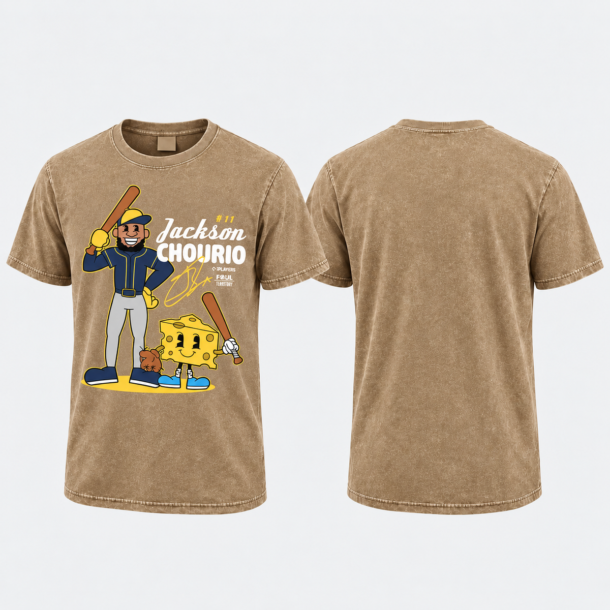 MIL Jackson Chourio Washed T-Shirt - Printed