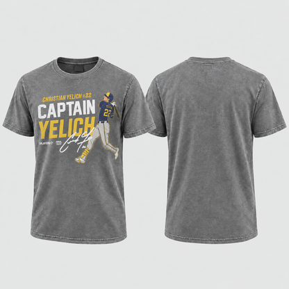 MIL Captain Yelich Washed T-Shirt - Printed