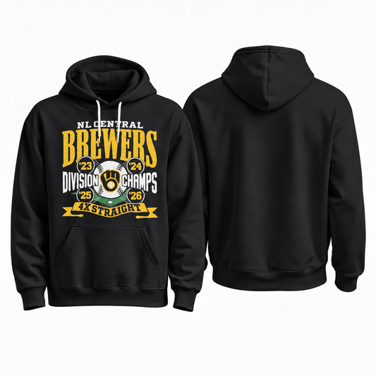 MIL 4X Straight Division Champs Fleece Hoodie - Printed