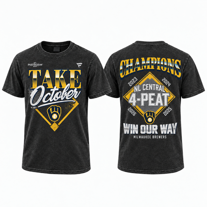 MIL Take October Washed T-Shirt - Printed