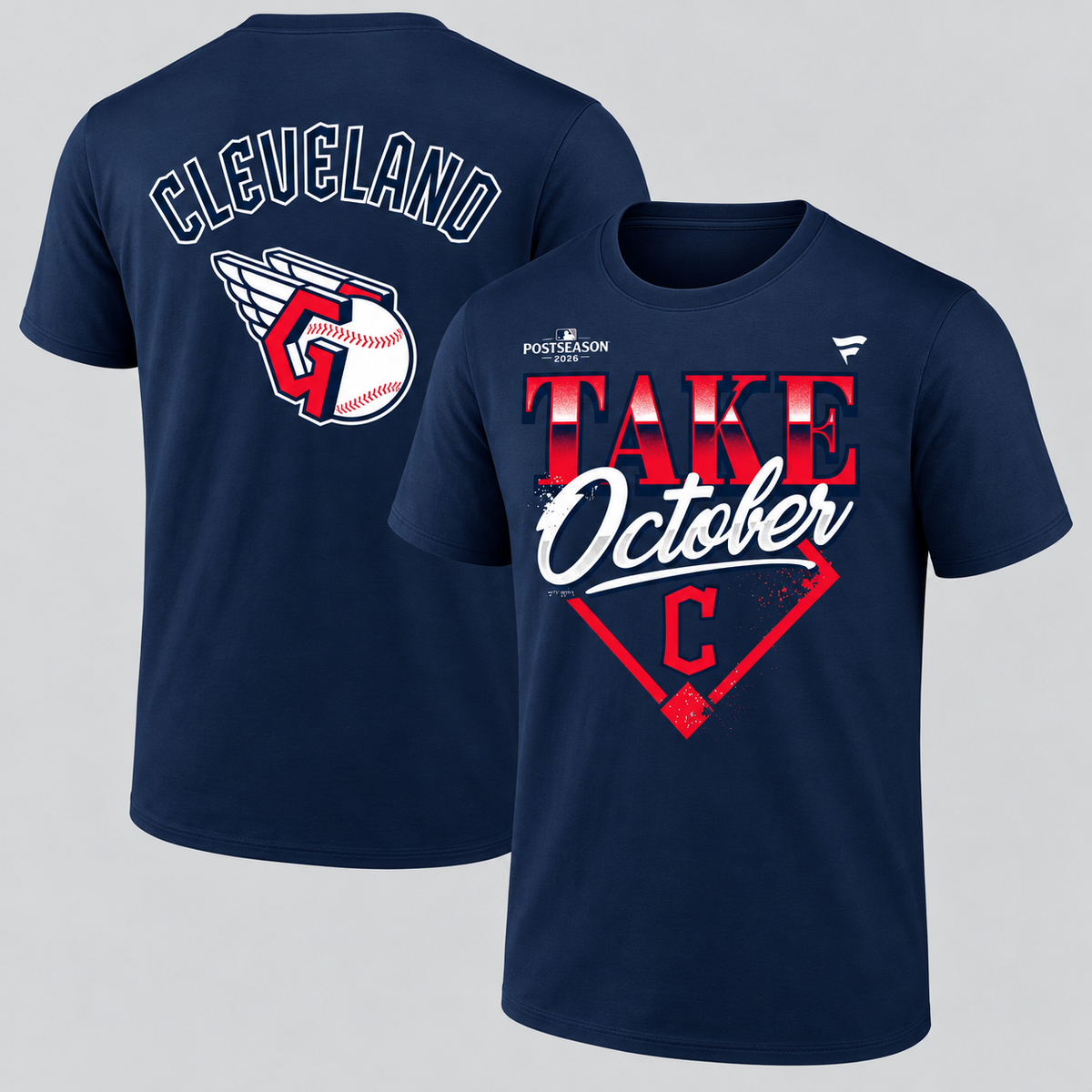 CLE Take October Two Sides T-Shirt - Printed