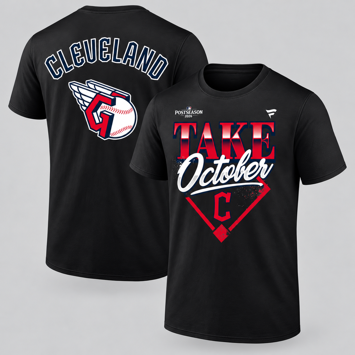CLE Take October Two Sides T-Shirt - Printed