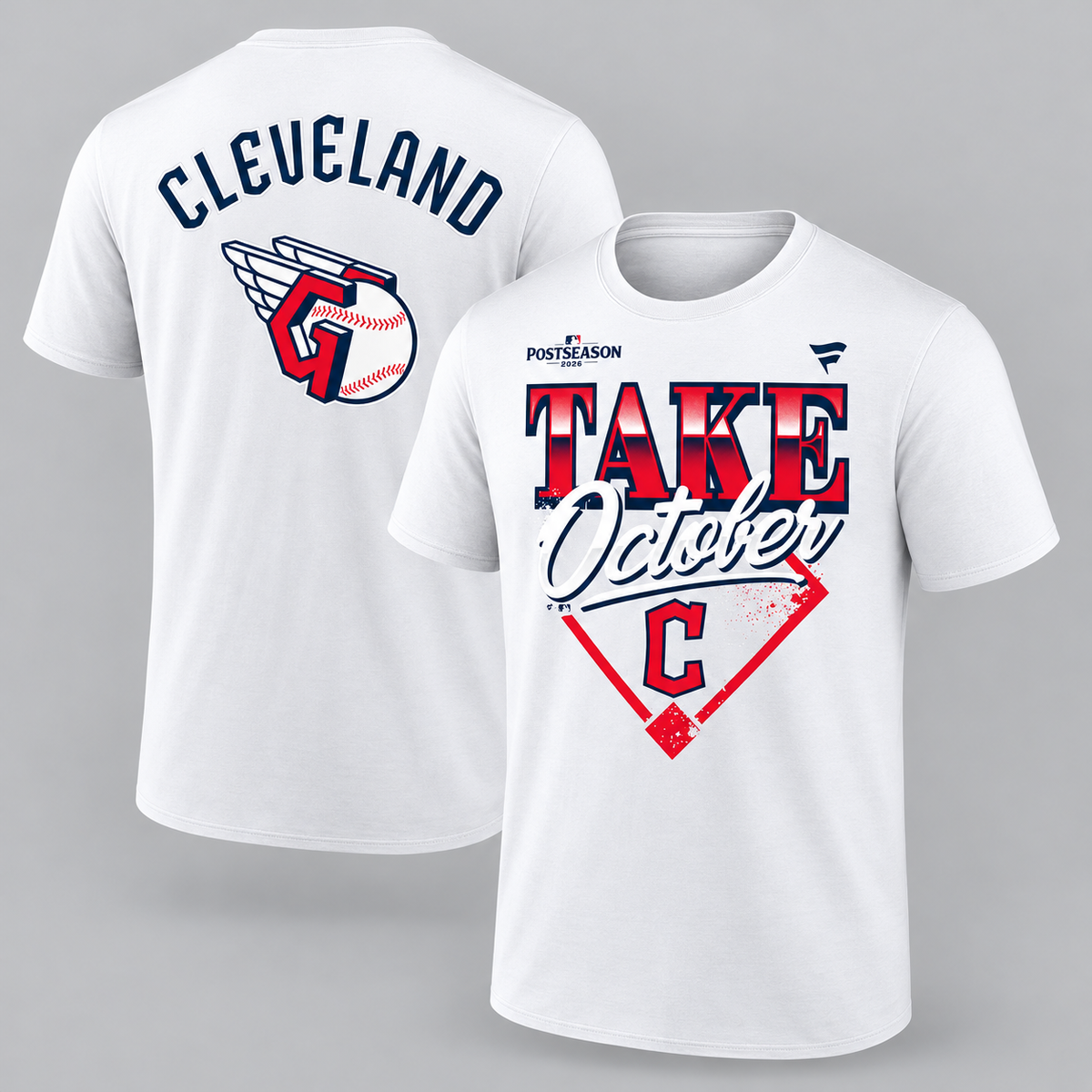 CLE Take October Two Sides T-Shirt - Printed