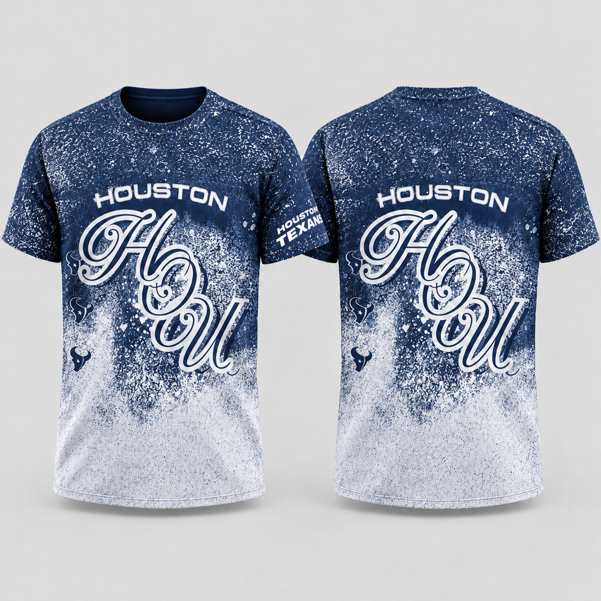 HOU Jumbo Print 3D T-Shirt - Printed