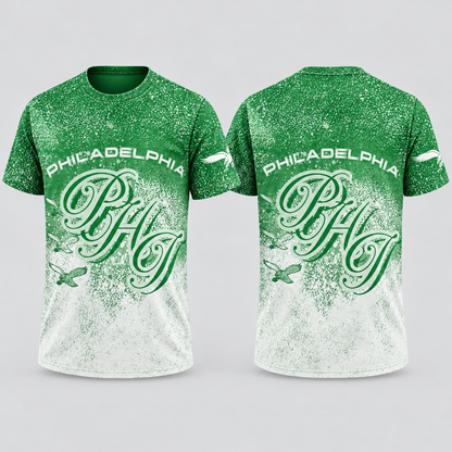 PHI Jumbo Print 3D T-Shirt - Printed