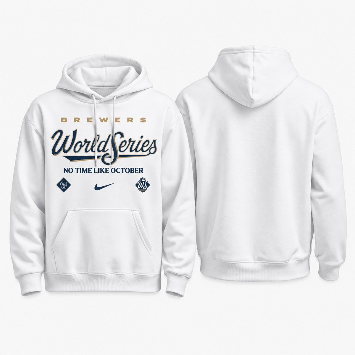 MIL World Series No Time Like October 2D Hoodie - Printed