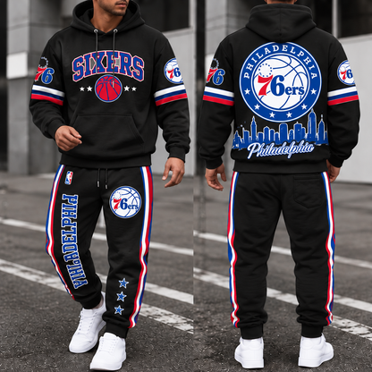 PHI Streetwear Hoodie Pants Set - Printed