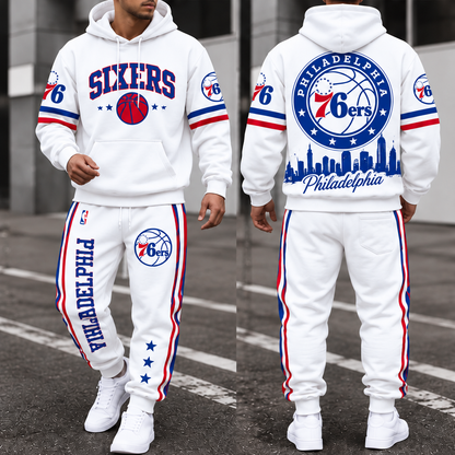 PHI Streetwear Hoodie Pants Set - Printed
