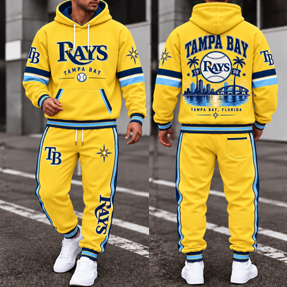 TBR Streetwear Hoodie Pants Set - Printed