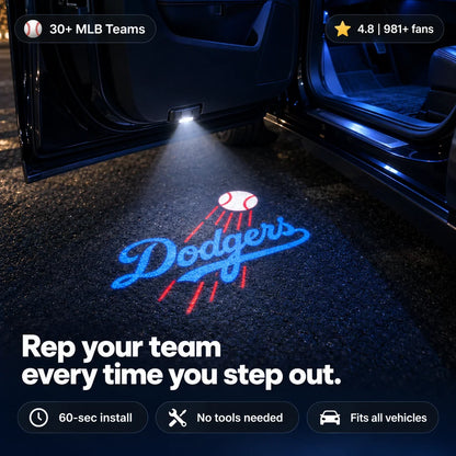 Baseball Car Door Projector Lights