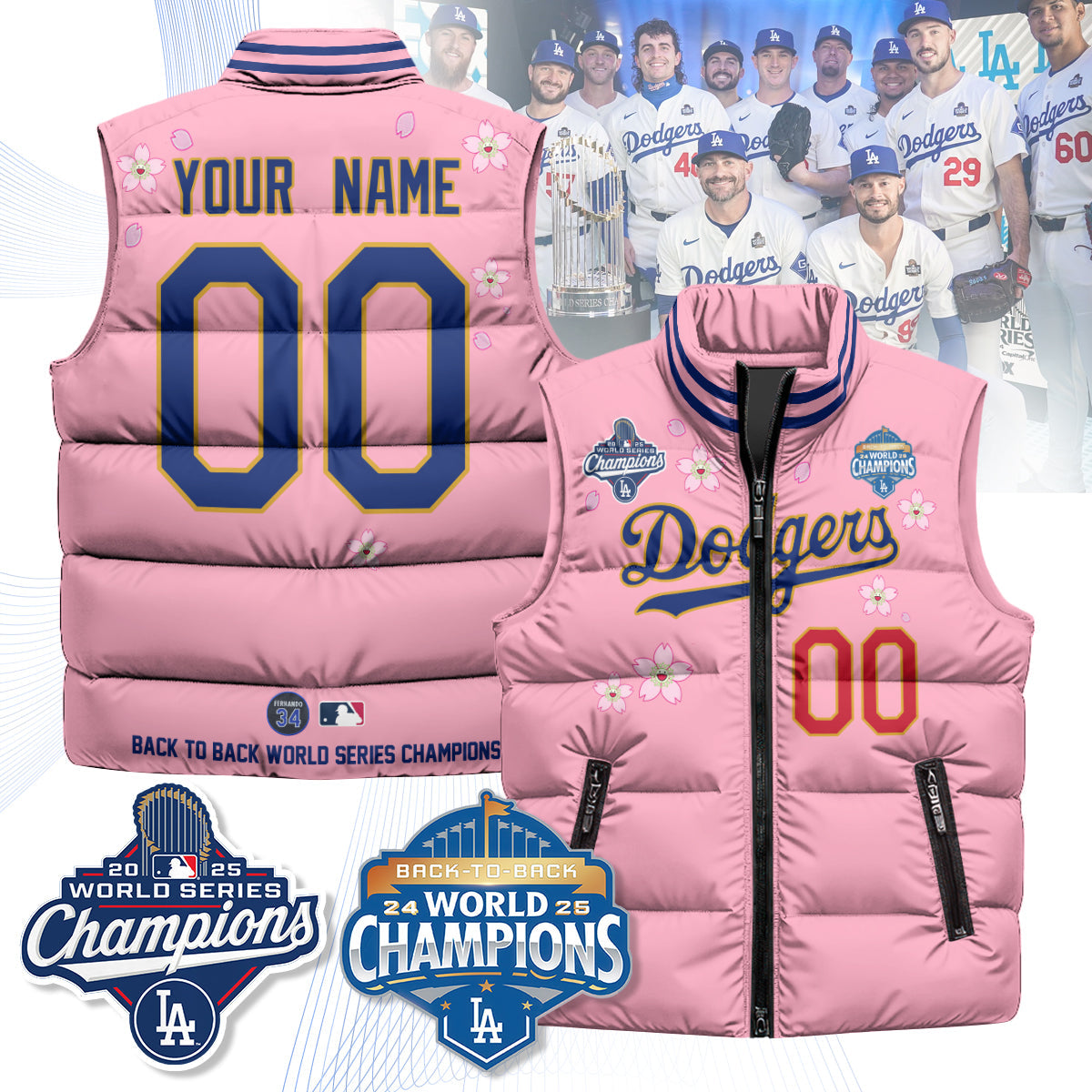 LAD Tokyo 2025 World Series Champions Puffer Vest