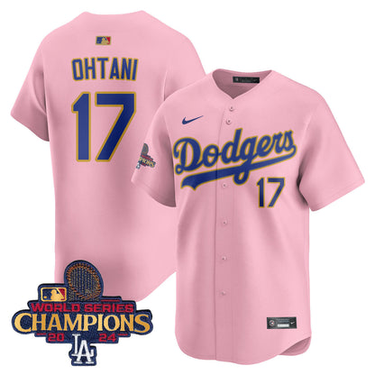 Dodgers 2025 Gold Vapor Premier Limited Jersey - All Stitched
