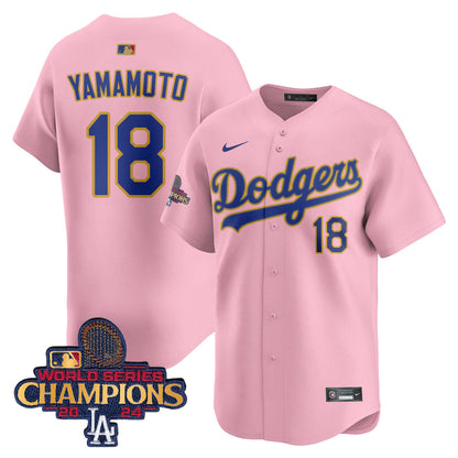 Dodgers 2025 Gold Vapor Premier Limited Jersey - All Stitched