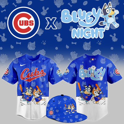 Chicago Cubs 2025 Bluey Night Limited Jersey