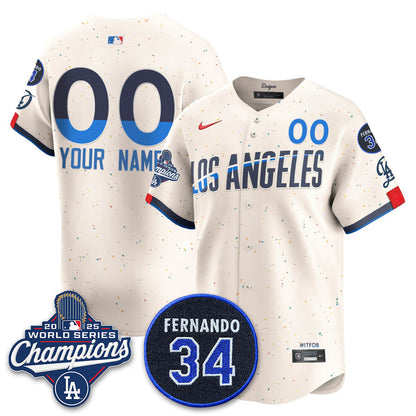 LAD 2025 World Series Champions Custom Jersey - All Stitched