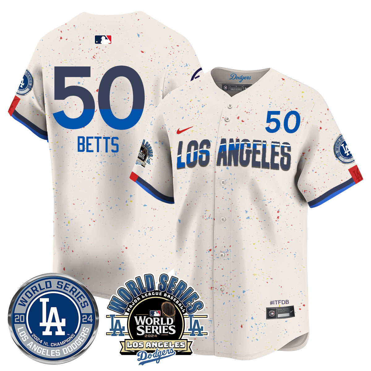 LAD World Series 2024 Jersey - All Stitched