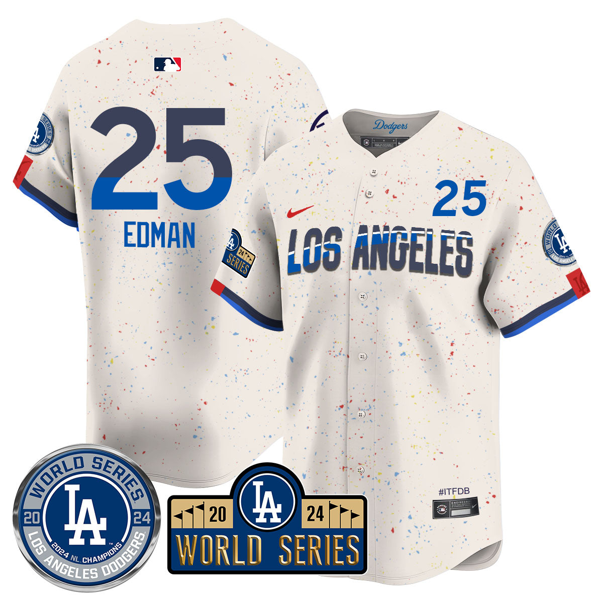 LAD World Series 2024 Jersey - All Stitched