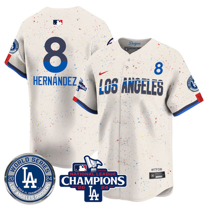 LAD World Series NL Champions Jersey - All Stitched