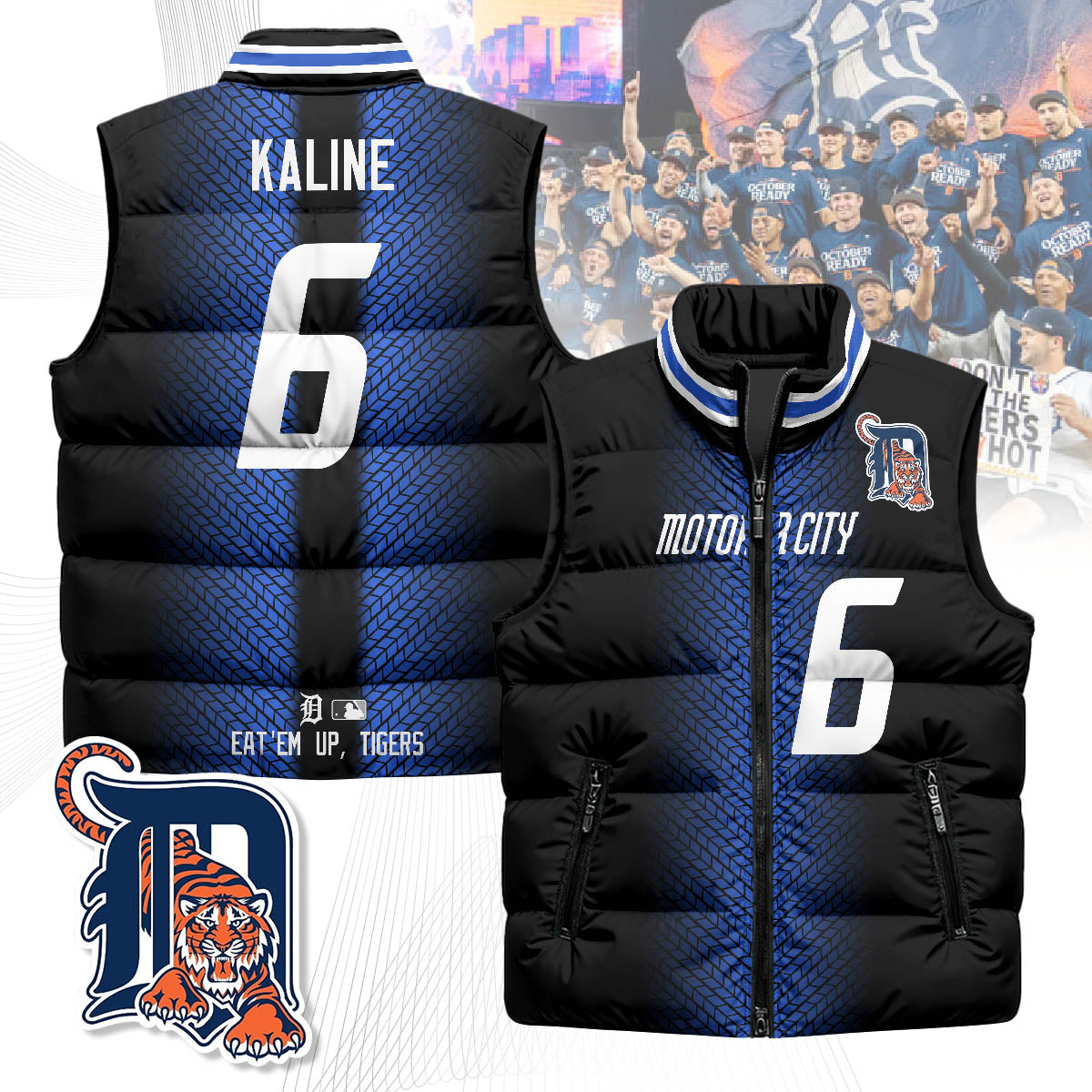 Detroit Tigers Unisex Puffer Vest