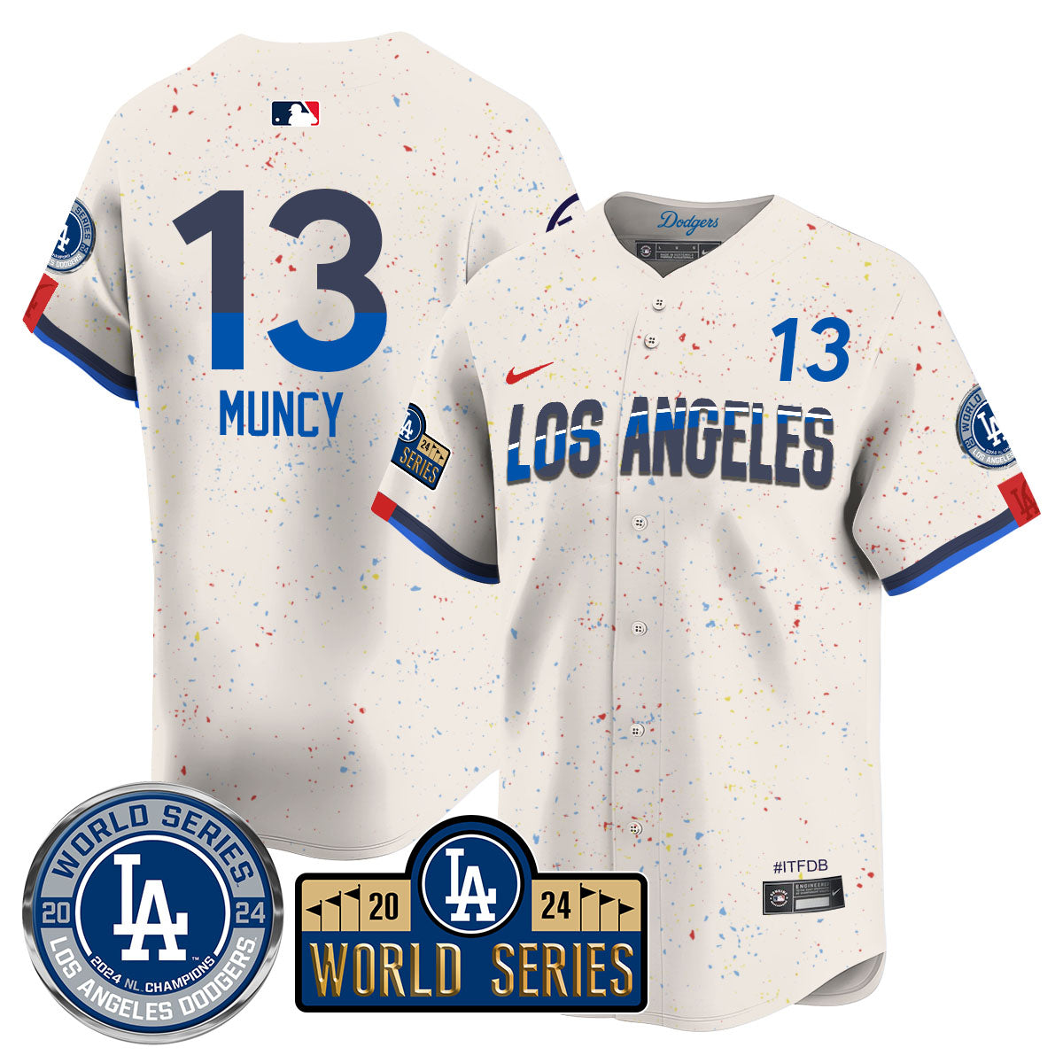 LAD World Series 2024 Jersey - All Stitched