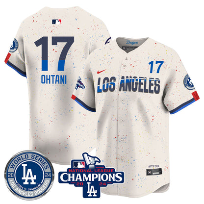 LAD World Series NL Champions Jersey - All Stitched