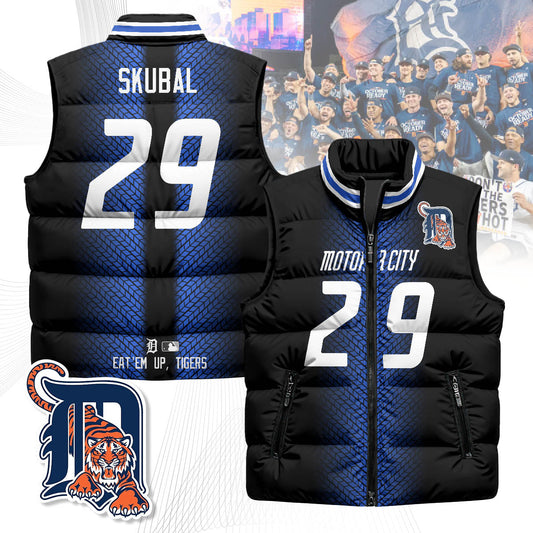 Detroit Tigers Unisex Puffer Vest