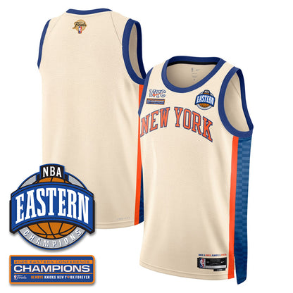 NYK 2026 NBA Eastern Conference Champions City Connect Jersey - Stitched