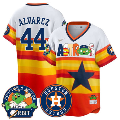 Houston Astros Orbit Vapor Premier Jersey - All Stitched