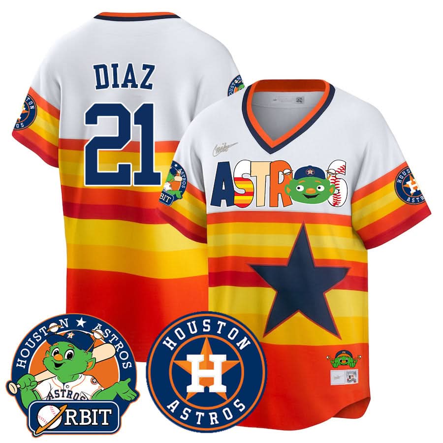 Houston Astros Orbit Vapor Premier Jersey - All Stitched