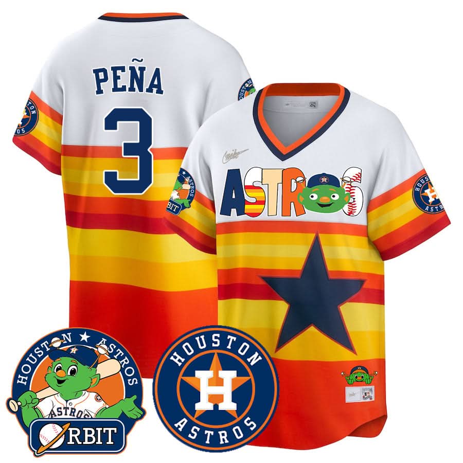 Houston Astros Orbit Vapor Premier Jersey - All Stitched