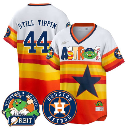 Houston Astros Orbit Vapor Premier Jersey - All Stitched