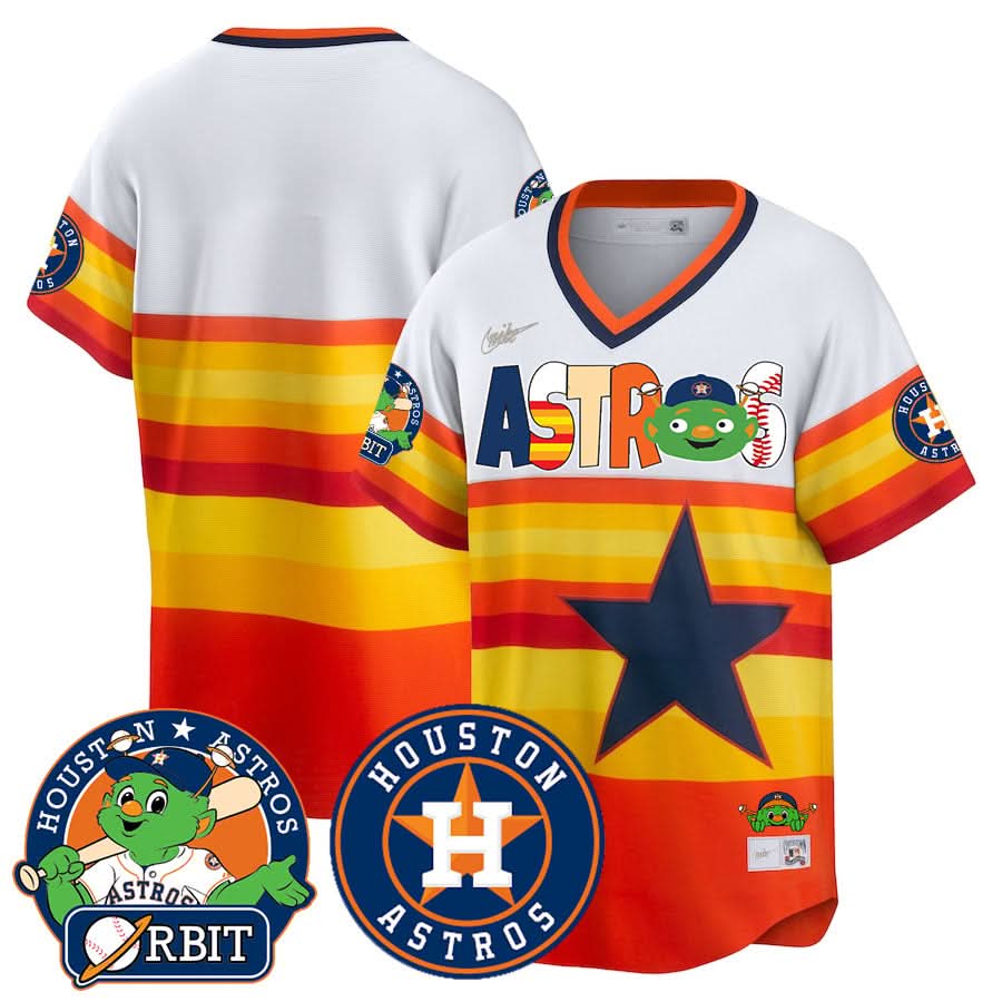 Houston Astros Orbit Vapor Premier Jersey - All Stitched