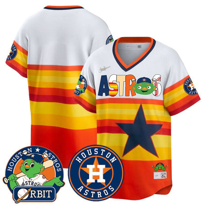 Houston Astros Orbit Vapor Premier Jersey - All Stitched