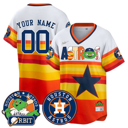 Houston Astros Orbit Vapor Premier Custom Jersey - All Stitched
