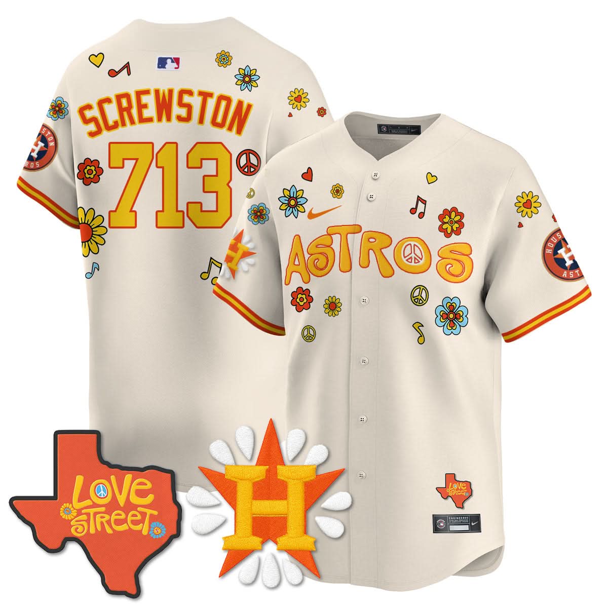Houston Astros "Love Street" Limited Jersey - Stitched