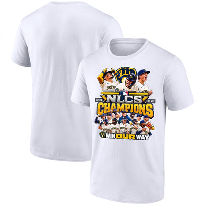 MIL NLCS Champions Win Our Way One Side T-Shirt - Printed