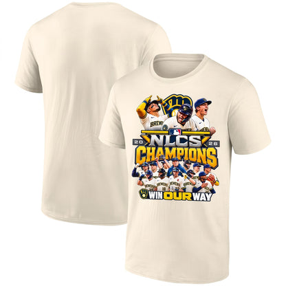MIL NLCS Champions Win Our Way One Side T-Shirt - Printed