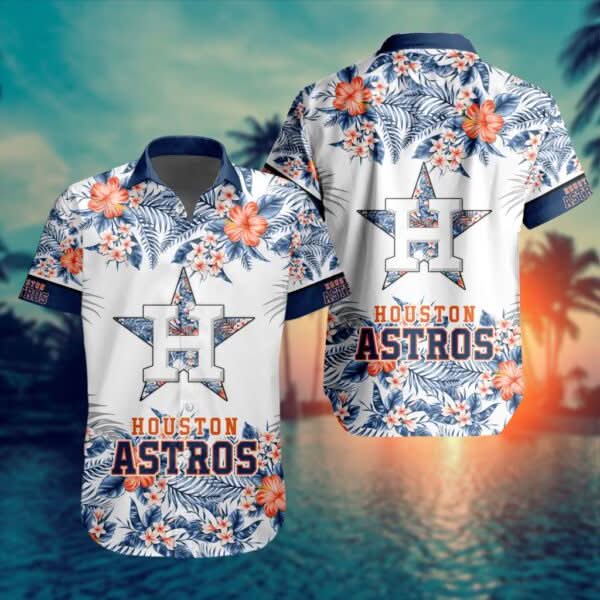 Houston Astros Special Hawaiin Design Button Shirt ST2401 - The Lucky Shops