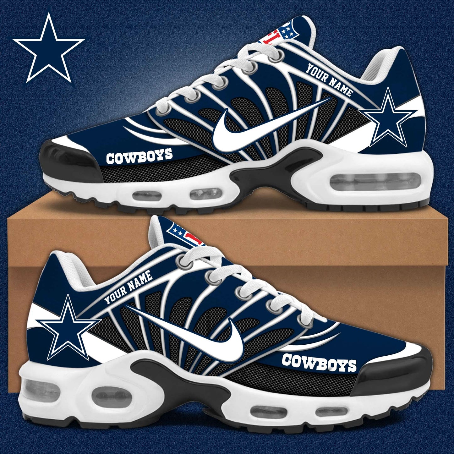 Dallas Cowboys Personalized Shoes Limited Edition