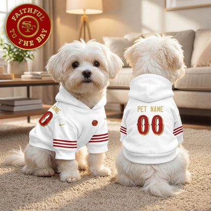 San Fransisco 49ers “Rivalries” Pet Hoodie