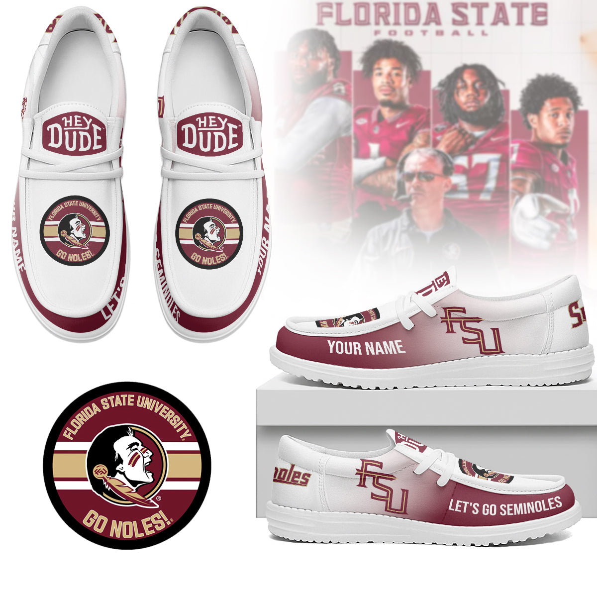 Florida State Seminoles | Premium Loafer Shoes
