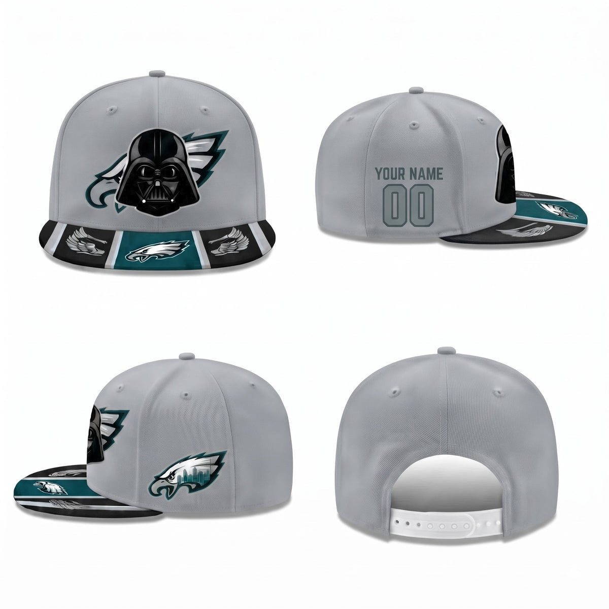PHI x Dark Lord Personalized Snapback Cap - Printed