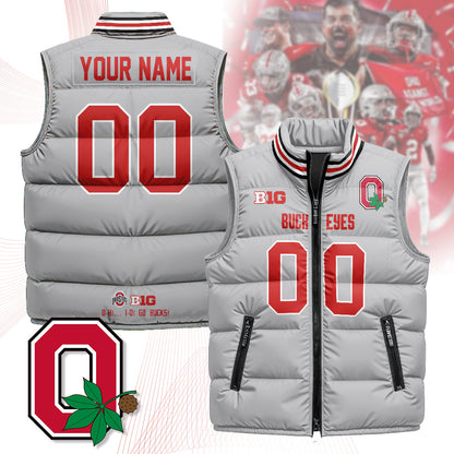 Personalized Ohio State Buckeyes Unisex Puffer Vest