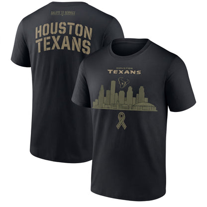 HOU x Salute To Service 2026 Edition Two Sides T-Shirt - Printed V2