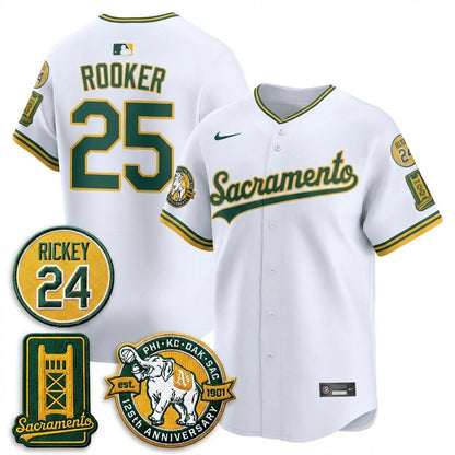 OAK 2026 Alternate Sacramento - Celebrating 125 Years -  Limited Vapor Green Jersey - All Stitched