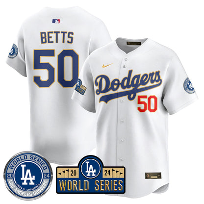 LAD World Series 2024 Jersey - All Stitched