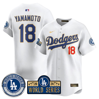 LAD World Series 2024 Jersey - All Stitched