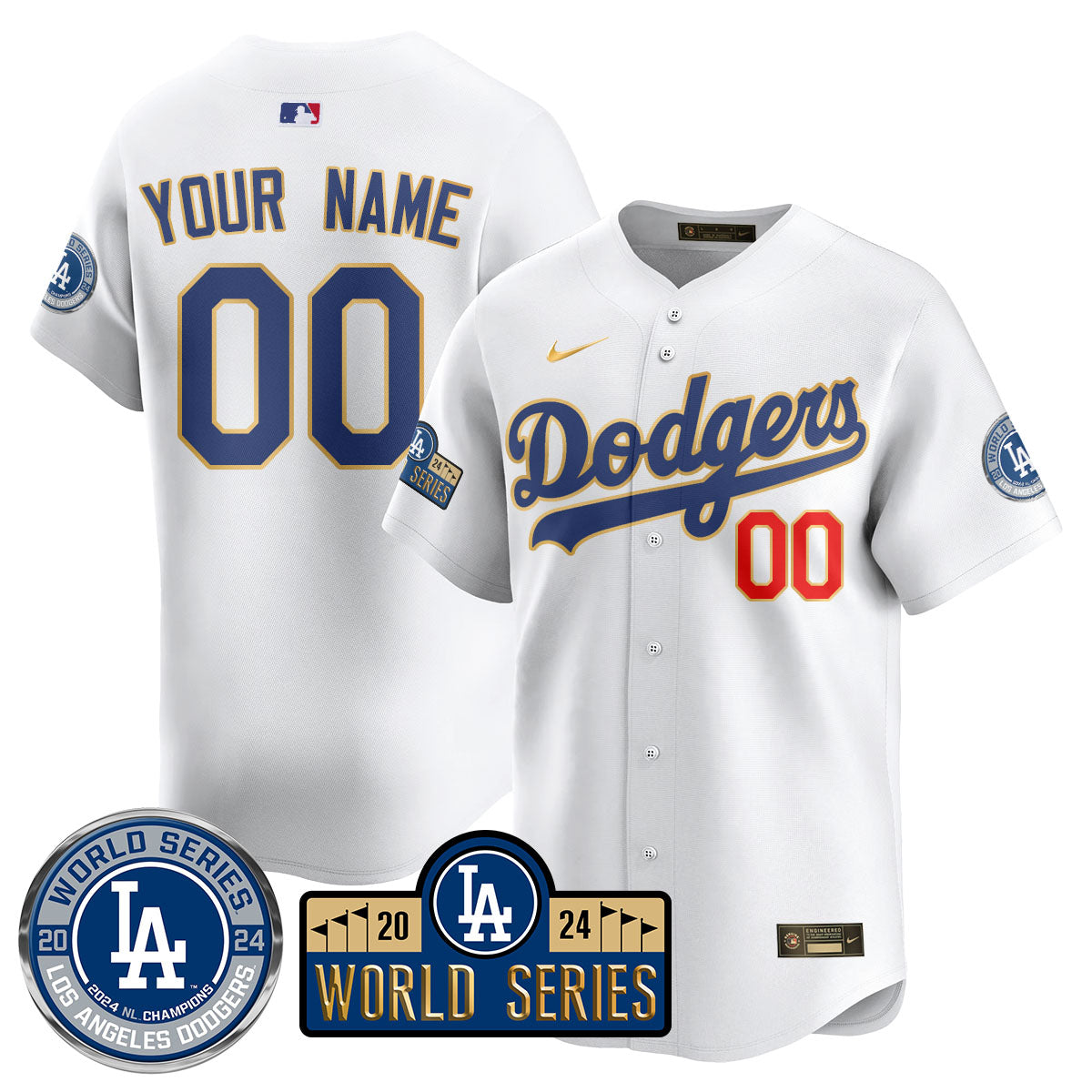LAD World Series 2024 Custom Jersey - All Stitched