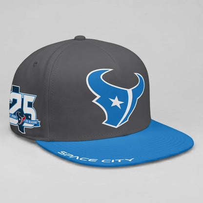 HOU Fan Gear Space City Edition Personalized Snapback Cap - Printed